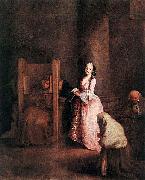 Pietro Longhi The Confession oil